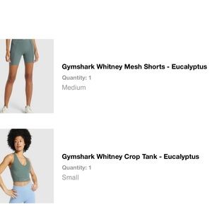 Gymshark X Whitney Simmons Eucalyptus
